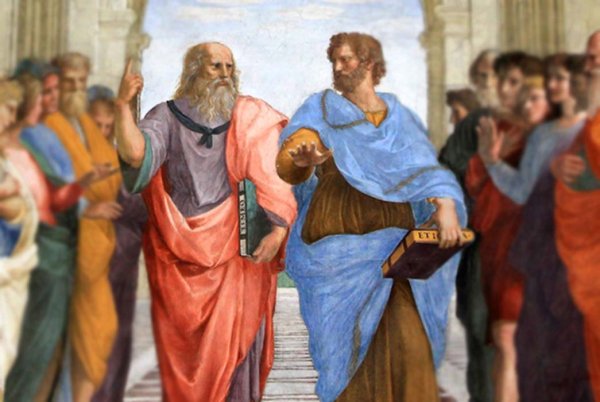 Фреска Рафаэля Платон и Аристотель