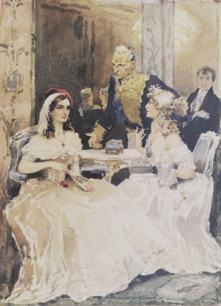 Роман Онегин и Татьяна