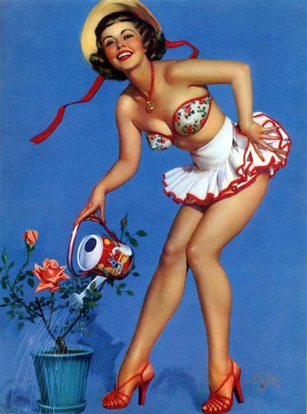 Художник Джил Элвгрен (Gil Elvgren)