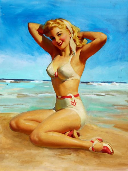 Художник Джил Элвгрен пин-ап