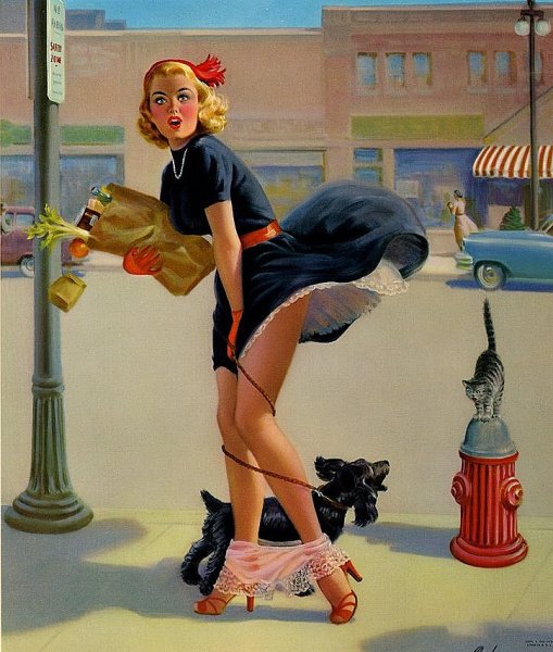 Художник Джил Элвгрен (Gil Elvgren)