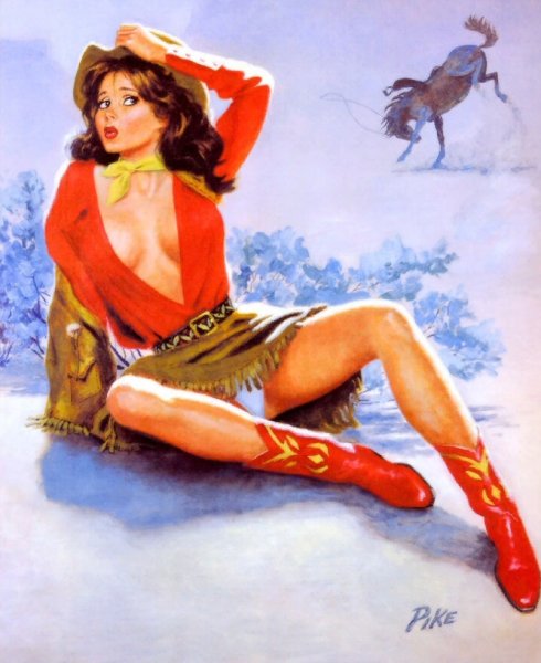 Художник Джил Элвгрен пин-ап