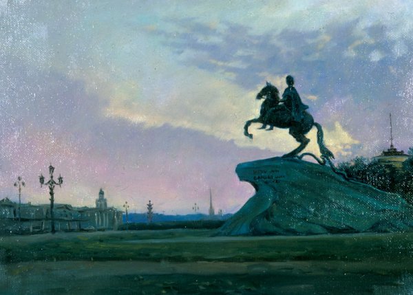 Медный всадник на Сенатской площади