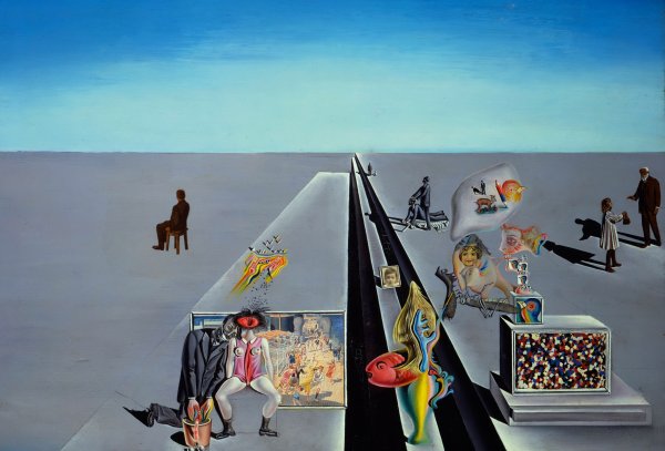 Сальвадор дали невидимый бюст Вольтера