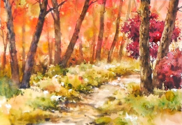 Аля Прима лессировка