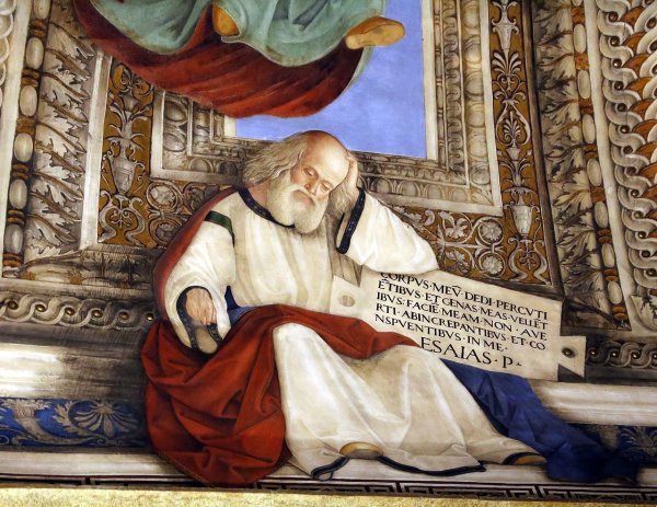 Исаия пророк в живописи