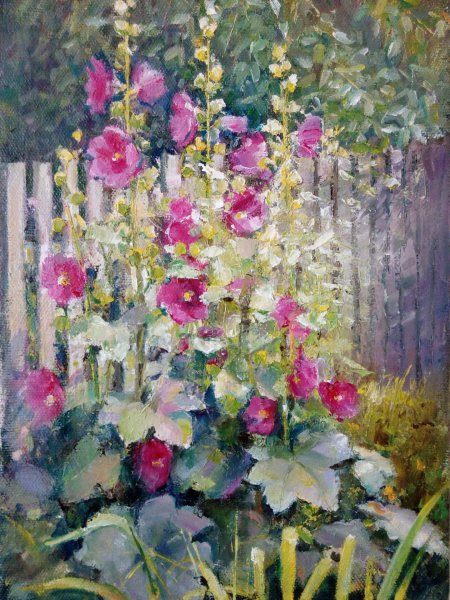 Художник Матиас Джозеф Альтен мальвы