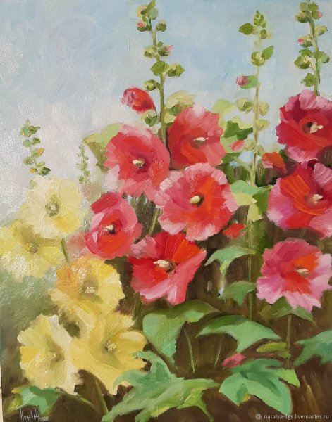 Мальвы Импрессионизм