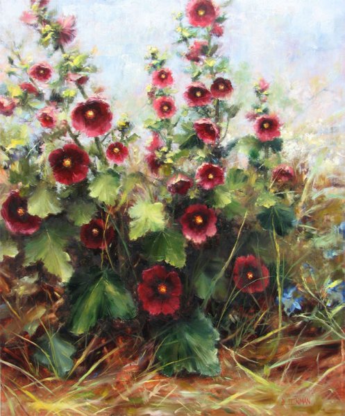 Мальвы художника Игоря Белковского