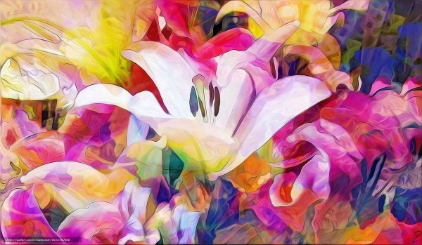 Абстрактно декоративная композиция