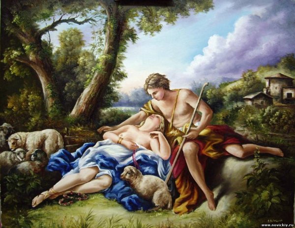 Франсуа Буше пастух и пастушка