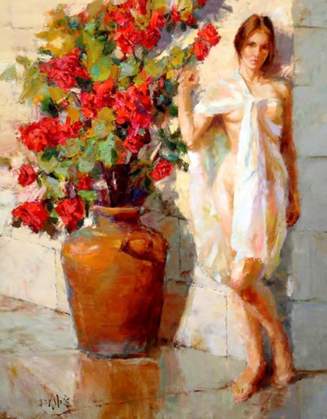 Камиль коро Купальщица