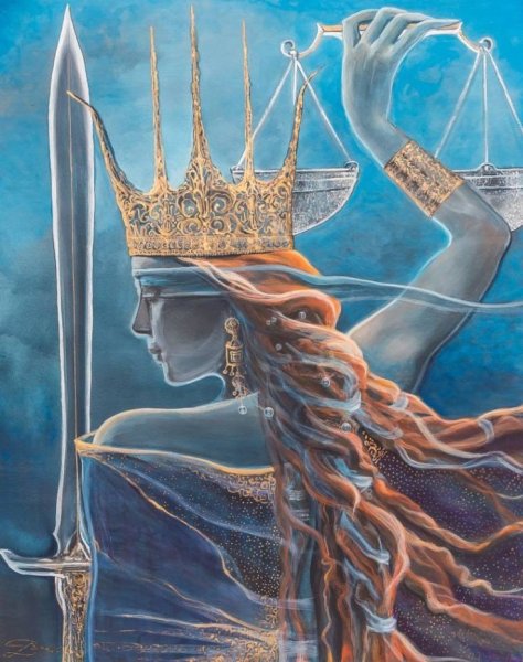 Фемида богиня живопись