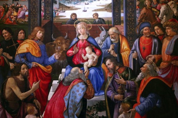 Поклонение волхвов Доменико Гирландайо 1488