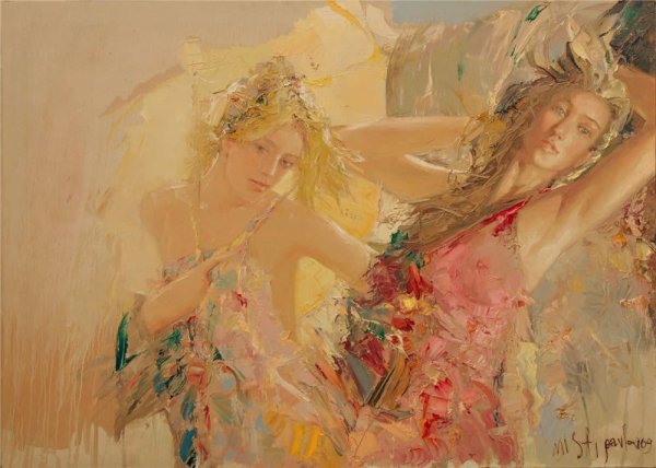 Мстислав Павлов пастозная масляная живопись