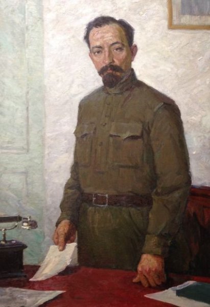 Живопись ф.э.Дзержинский с чекистами