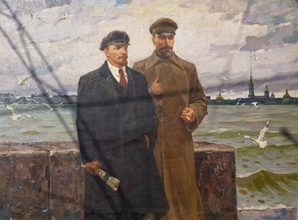 Живопись ф.э.Дзержинский с чекистами