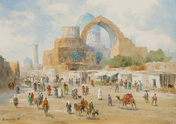 Живопись Самарканд Бибиханум