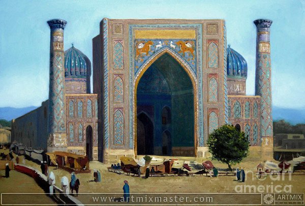 Самарканд Регистан Верещагин