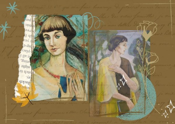 Портреты картины с Мариной Цветаевой