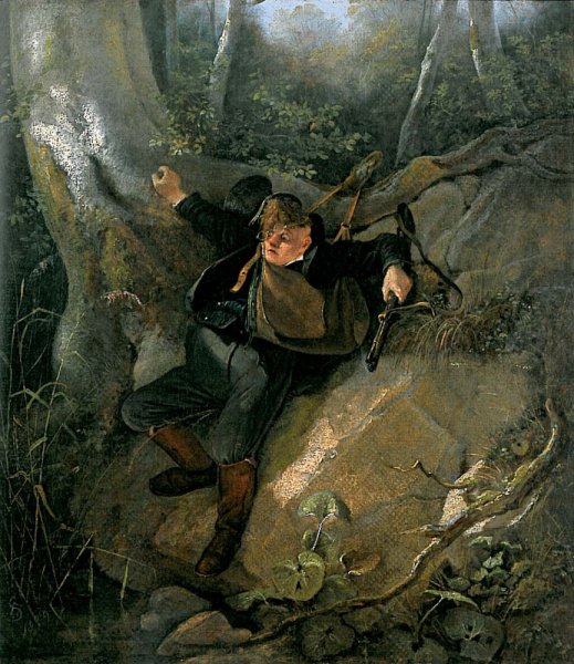 Карл Шпицвег картина охотник