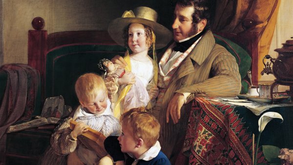 Бидермейер стиль в живописи основные представители