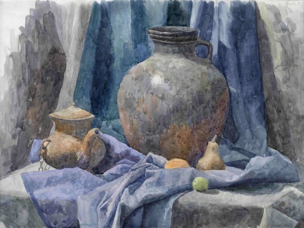 Акварель натюрморт Академический Андрияки