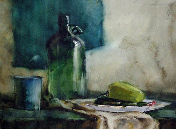 Гризайль натюрморт Репина