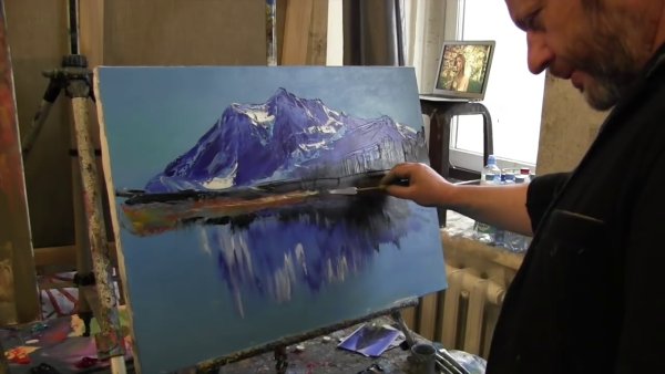 Игорь Сахаров художник картины мастихином