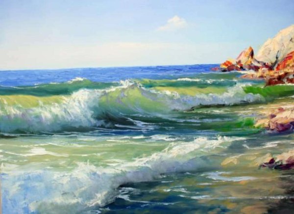 Сахаров Игорь живопись море