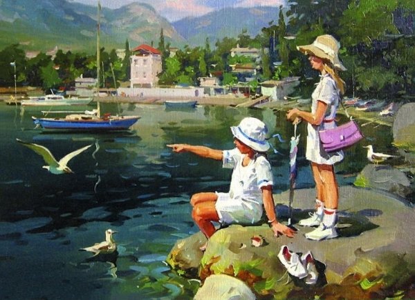 Художник Олег Щербаков Ялта