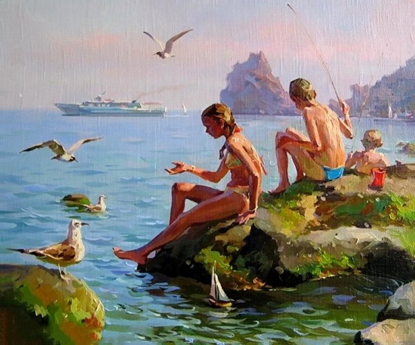 Художник Олег Щербаков