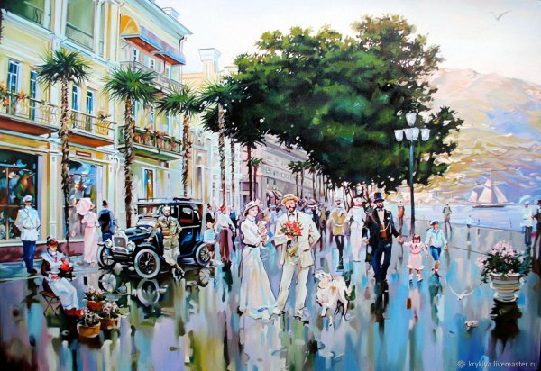 Художник Олег Щербаков Ялта