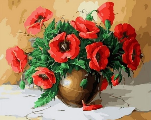 "Букет с маками", Родригес Хосе