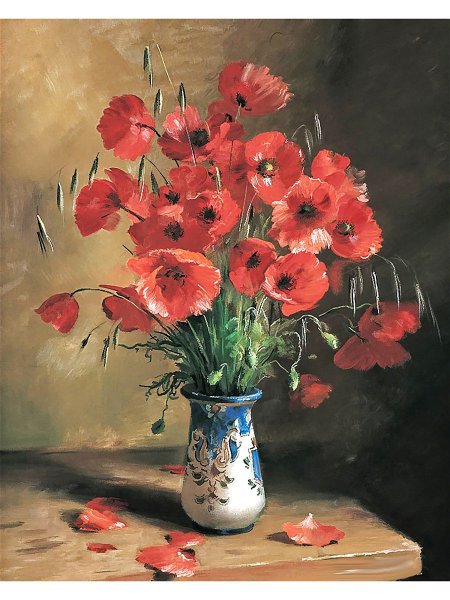 "Букет с маками", Родригес Хосе