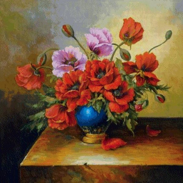 Картина по номерам маки mg582