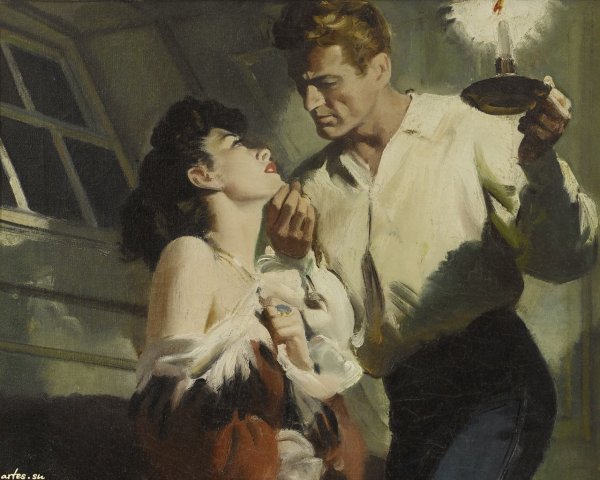 Американский художник Pruett Alexander Carter 1891-1955