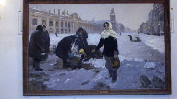 Блокада Ленинграда живопись Кривицкий