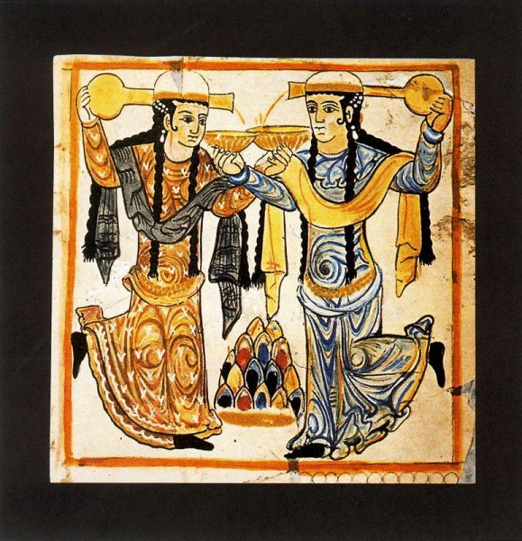 Росписи дворца Джаусак