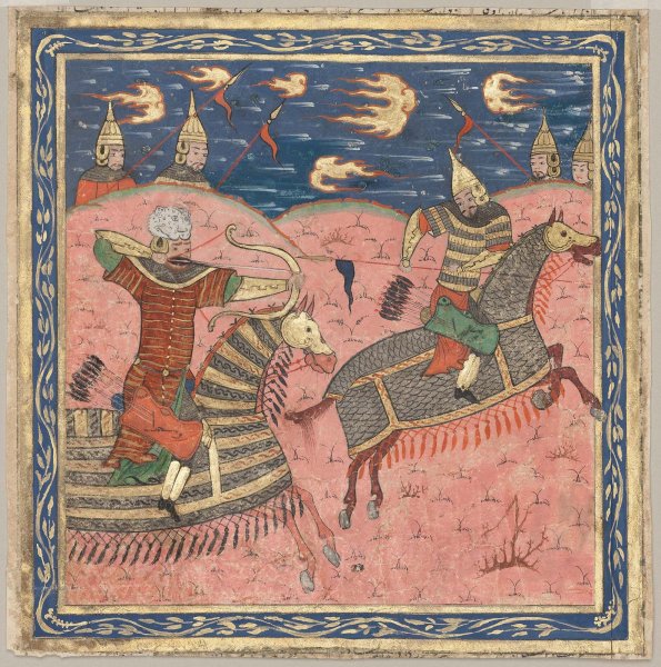 Персидская миниатюра 15 век Тимуриды