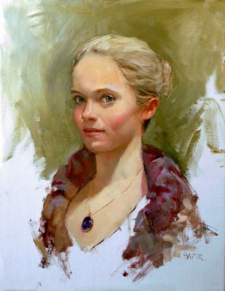 Портреты Академии Репина живопись