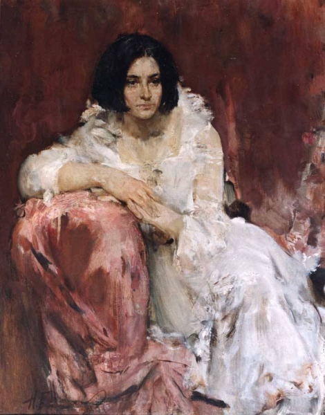 Академический портрет живопись Репина