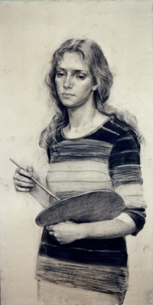 Академический портрет живопись Репина