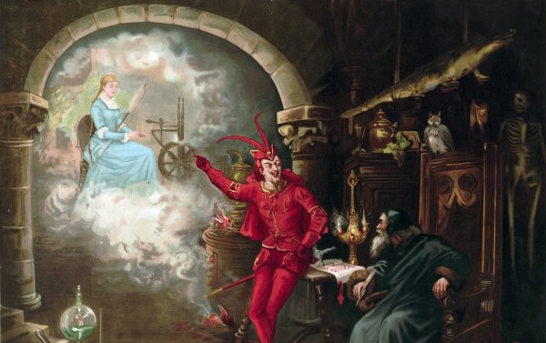 Фауст и Мефистофель арт