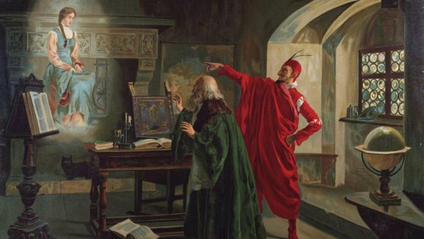 Доктор Фауст и Мефистофель