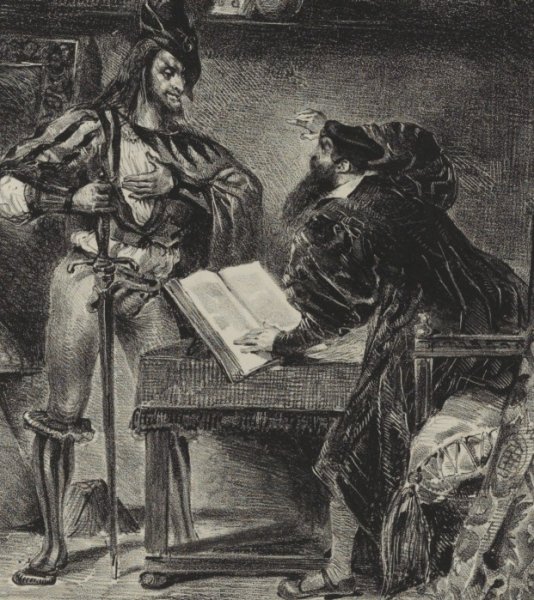 Фауст Гете Мефистофель