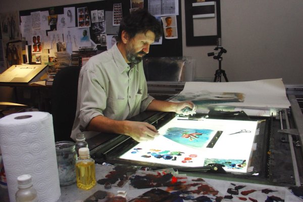 Александр Петров «Ожившая живопись»«корова»