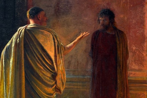 Николай ге - «что есть истина?», 1890.