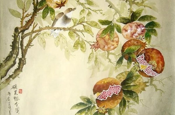 Гранатовое дерево в искусстве