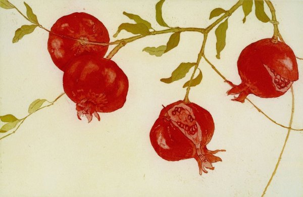 Гранатовое дерево орнамент